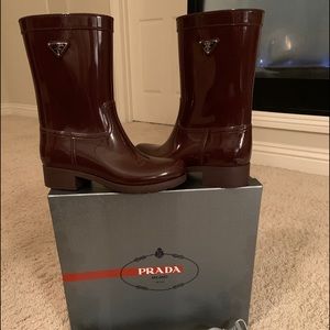 Authentic Prada Rain Boots